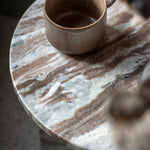 Amalfi Side Table | Natural Marble