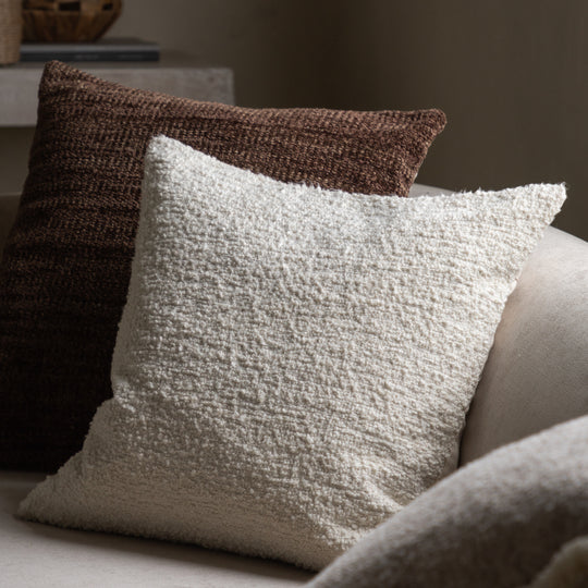Ashdown Boucle Cushion | Ivory | 50cm