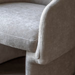 Asko Retro Armchair & Footstool | Cream