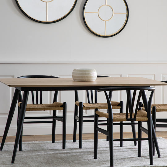 Astley Rectangular Dining Table | Oak