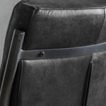 Capri Leather Dining Chair | Antique Ebony