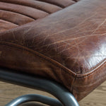 Capri Leather Dining Chair | Brown