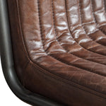 Capri Leather Dining Chair | Brown