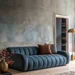 Coste Retro 3 Seat Sofa | Dusty Blue