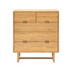 Craft 5 Drawer Chest | Natural Oak