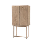 Craft Oak Cocktail Cabinet | Smoked