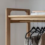 Craft Open Wardrobe | Natural Oak