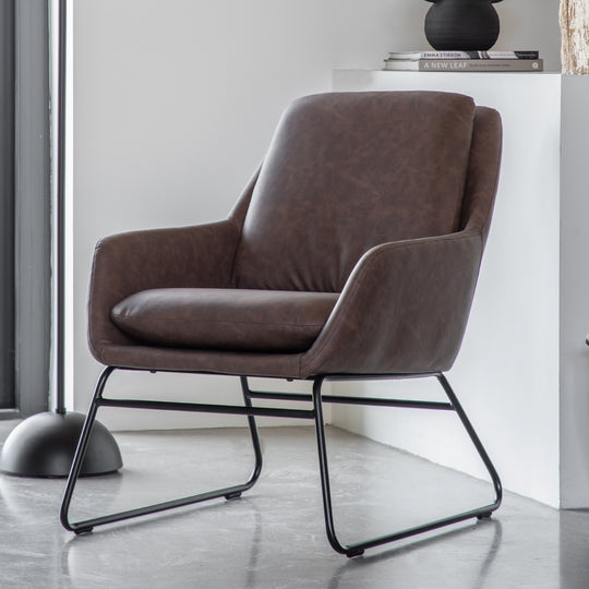 Funton Retro Chair | Brown