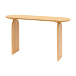 Geo Retro Console Table | Natural