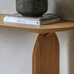 Geo Retro Console Table | Natural