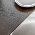 Hatfield Retro Square Dining Table | Smoked Oak