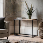 Henley Console Table | Natural/Black