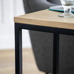 Henley Supper Table | Natural/Black