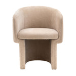 Holm Retro Tub Dining Chair | Cream