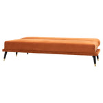 Holt 3 Seat Sofa Bed | Rust Orange