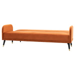 Holt 3 Seat Sofa Bed | Rust Orange