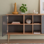 Newbury Bauhaus Sideboard | Grey/Oak