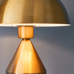 Nova Table Light | Antique Brass/Gloss White