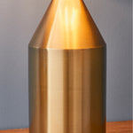 Nova Table Light | Antique Brass/Gloss White