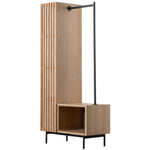 Okayama Japandi Open Wardrobe | Natural Oak