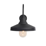 Outdoor Farmhouse Wall Light | Black | 40cm