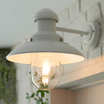 Outdoor Hereford Wall Light | Stone White | 27cm