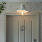 Outdoor Hereford Wall Light | Stone White | 27cm