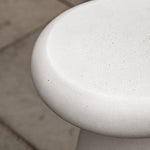 Pavia Concrete Side Table | Cream