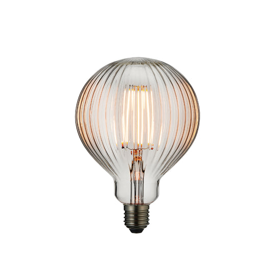 Ribb Globe Bulb | Clear