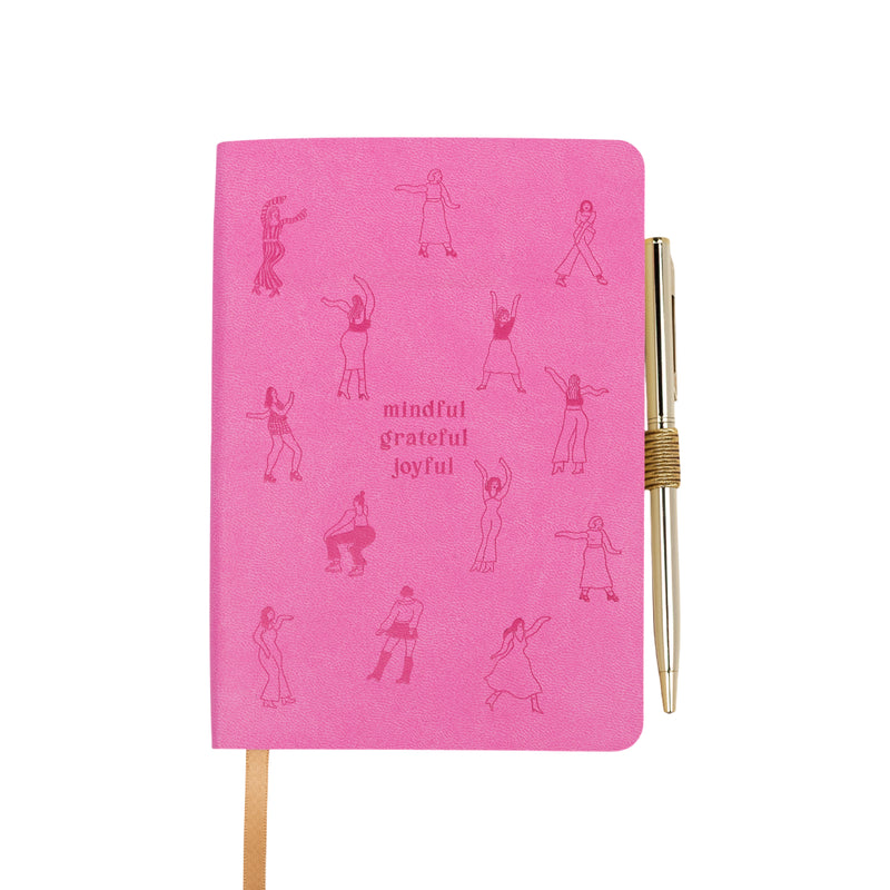 Gratitude Journal with Pen | Dancing Ladies