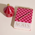 Large Chunky Notepad | Burgundy & Pink