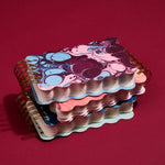 Marble Wavy Notepad | Burgundy Sky