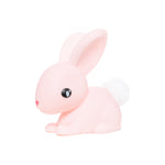 Colour Changing Night Light | Pastel Pink Bunny with Fluffy Tail | Medium