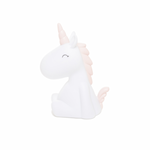 Colour Changing Night Light | White Unicorn with Pastel Pink Mane | Mini