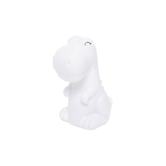 Colour Changing Night Light | White Dinosaur with Soft Green Mane | Mini
