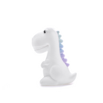 Colour Changing Night Light | White Dinosaur with USB Cable | Medium