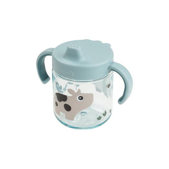 2-Handle Learning Spout Cup | Tiny Farm Blue