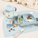 2-Handle Learning Spout Cup | Tiny Farm Blue