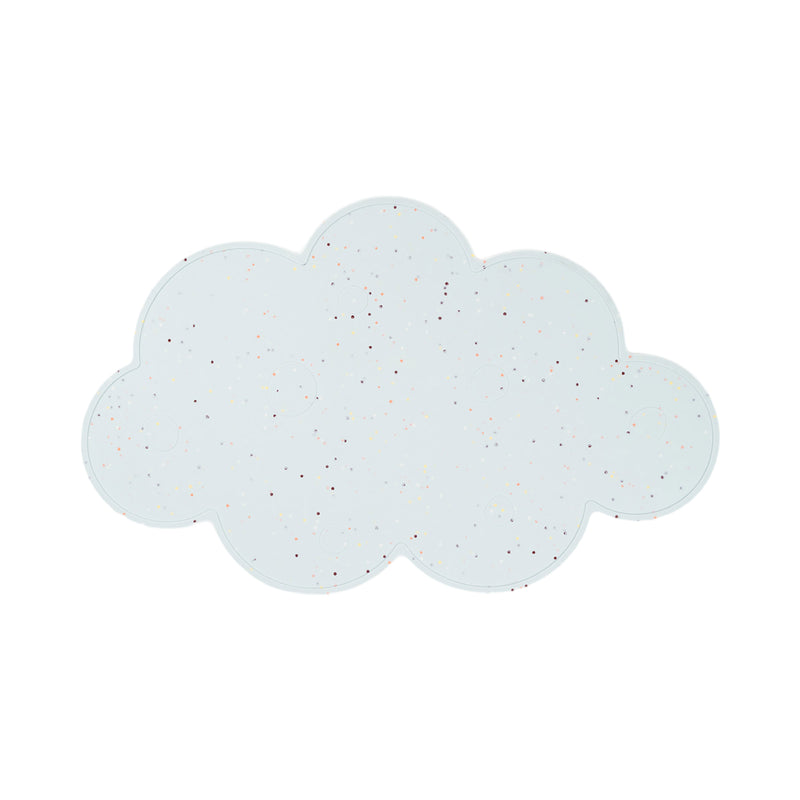 Confetti Cloud Placemat | Silicone | Blue