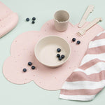 Confetti Cloud Placemat | Silicone | Powder Pink