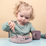 Deer Friends Easy-Grip Cutlery Set | Powder Pink