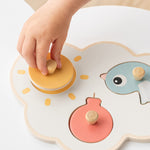First Peg Puzzle Baby Toy | Happy Clouds
