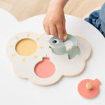 First Peg Puzzle Baby Toy | Happy Clouds