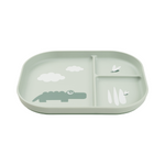 Foodie Compartment Plate | Croco | Green