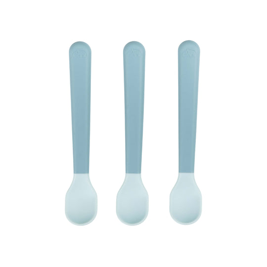 Foodie Easy-Grip Baby Spoons | Set of 3 | Blue