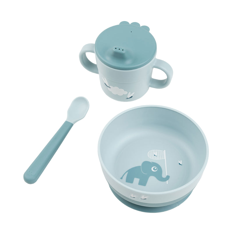 Foodie First Meal Set | Elphee | Blue