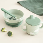 Foodie First Meal Set | Happy Clouds | Green