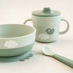 Foodie First Meal Set | Happy Clouds | Green