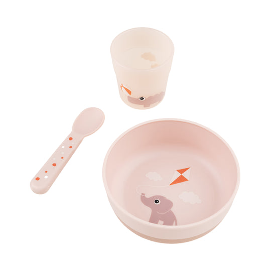 Foodie Playground First Meal Set | Powder Pink