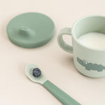 Foodie Spout/Snack Cup | Croco | Green